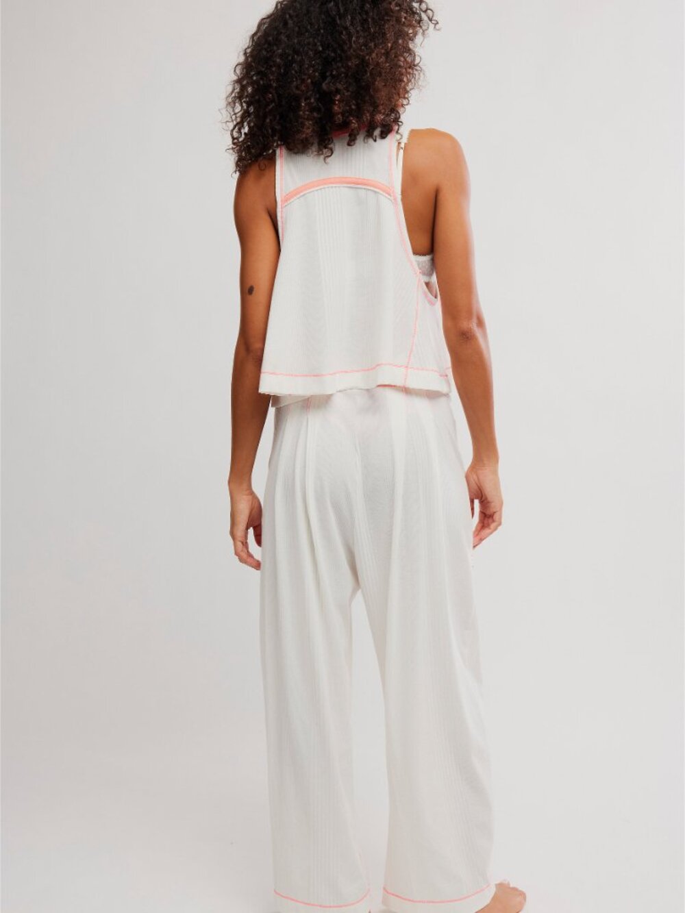 FREE PEOPLE Weekender Lounge Set / Ivory Combo - Picture 7 of 10